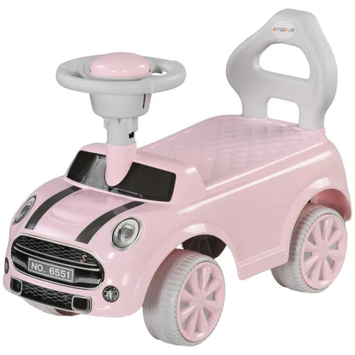 Ride On Sliding Car with Air Horn and Anti-Over-Backwards in Pink - Little and Giant Explorers AIYAPLAY