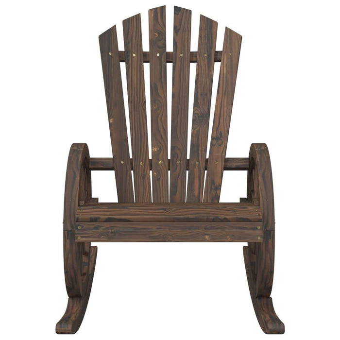 Rocking Adirondack Chair in Solid Wood Fir - Little and Giant Explorers vidaXL