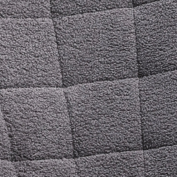 Rocking Armchair – Dark Grey | Fleecy Upholstery and Padded Wingback Design HOMCOM - Little and Giant Explorers