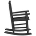 Rocking Chair for Children in Black and Solid Wood Poplar - Little and Giant Explorers vidaXL