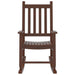 Rocking Chair for Children in Brown and Solid Wood Poplar - Little and Giant Explorers vidaXL