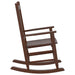 Rocking Chair for Children in Brown and Solid Wood Poplar - Little and Giant Explorers vidaXL