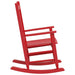 Rocking Chair for Children in Red and Solid Wood Poplar - Little and Giant Explorers vidaXL