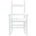 Rocking Chair for Children in White and Solid Wood Poplar - Little and Giant Explorers vidaXL