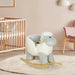 Rocking Ride-On Lamb with Safety Belt and Sound - Little and Giant Explorers AIYAPLAY