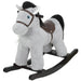 Rocking Horse – Grey Plush Ride-On Toy | Sounds and Bunny Companion AIYAPLAY - Little and Giant Explorers