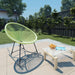 Rocking Outdoor Acapulco Chair in Poly Rattan and Green - Little and Giant Explorers vidaXL