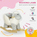 Rocking Ride-On Lamb with Safety Belt and Sound - Little and Giant Explorers AIYAPLAY