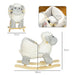 Rocking Ride-On Lamb with Safety Belt and Sound - Little and Giant Explorers AIYAPLAY