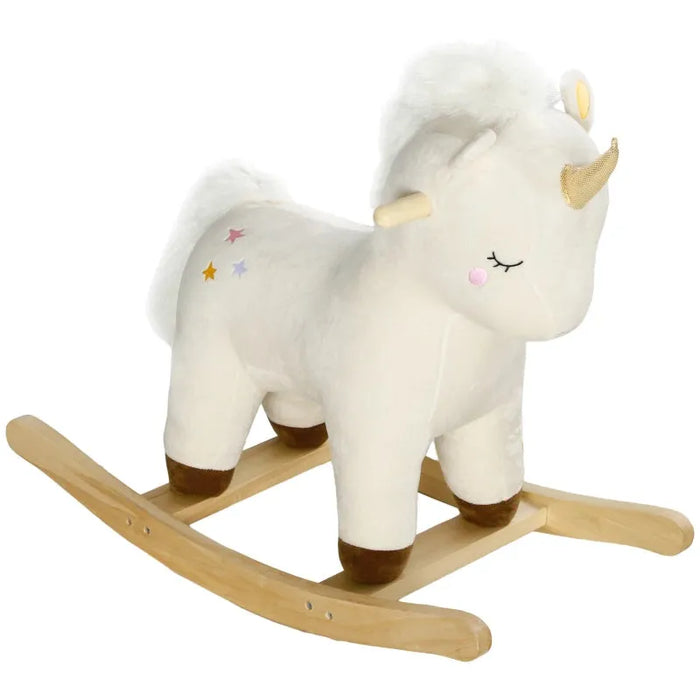 Rocking Ride-On Unicorn with Built in Sound Effects - Little and Giant Explorers AIYAPLAY