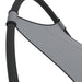 Rocking Sun Lounger with Wheels in Grey - Little and Giant Explorers vidaXL