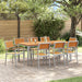 9-Piece Garden Dining Set in Grey and Aluminium Durable - Little and Giant Explorers vidaXL