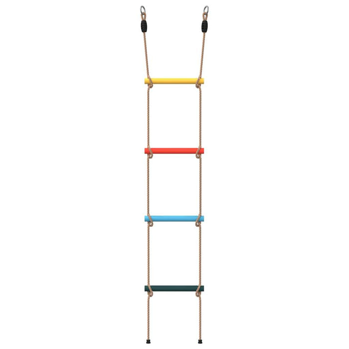 Rope Ladder for Kids with 4 Rungs - Little and Giant Explorers vidaXL