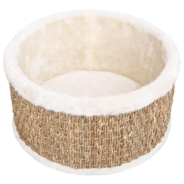 Round Cat Basket in Seagrass - Little and Giant Explorers vidaXL