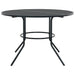 Patio Table Round Anthracite Ø110x72.5 cm Powder-coated Steel - Little and Giant Explorers vidaXL