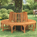 Round Tree Bench in Eucalyptus Tropical Hardwood Ø160cm - Little and Giant Explorers vidaXL