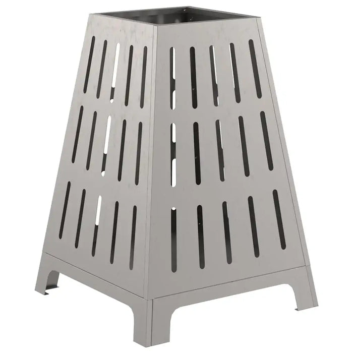 Rustic Cylindrical Outdoor Fire Pit – Weathering Steel | 50 x 70 cm Wood-Burning VIDAXL - Little and Giant Explorers vidaXL