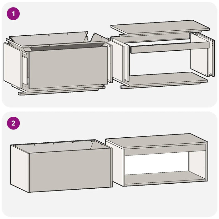 Weathering Steel Fire Pit with Log Storage (160 x 45 x 35cm) - Little and Giant Explorers vidaXL