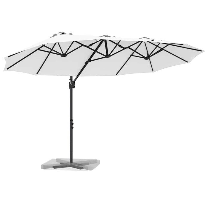Sand Cantilever Parasol | Tiltable Sunshade Umbrella with Locking System and Crank Handle VIDAXL - Little and Giant Explorers vidaXL