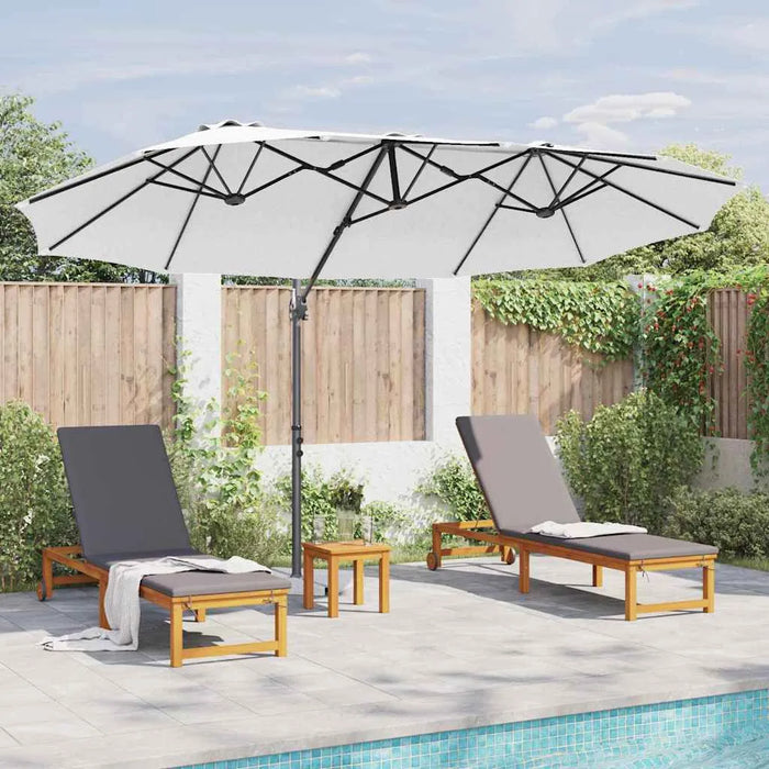 Sand Cantilever Parasol | Tiltable Sunshade Umbrella with Locking System and Crank Handle VIDAXL - Little and Giant Explorers vidaXL