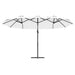Sand Cantilever Parasol | Tiltable Sunshade Umbrella with Locking System and Crank Handle VIDAXL - Little and Giant Explorers vidaXL