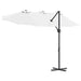 Sand Cantilever Parasol | Tiltable Sunshade Umbrella with Locking System and Crank Handle VIDAXL - Little and Giant Explorers vidaXL