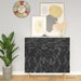 Self-Adhesive Furniture Film in Black Stone (500 x 90cm) - Little and Giant Explorers vidaXL