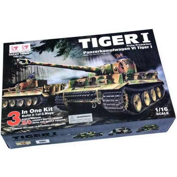 Self Assembly Taigen Tiger 1 RC Tank | Kit Version - Little and Giant Explorers Taigen