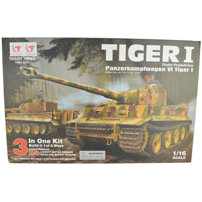 Self Assembly Taigen Tiger 1 RC Tank | Kit Version - Little and Giant Explorers Taigen