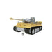 1/16 scale self-assembly RC Tiger tank model with detailed tracks and barrel on white background