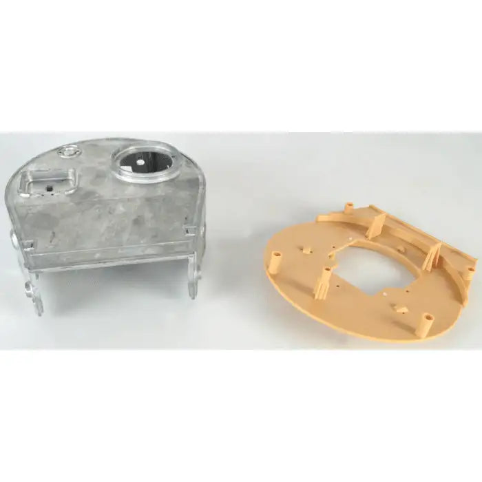 1/16 scale RC Tiger tank metal turret and plastic base parts for self-assembly model