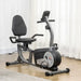 Semi-Recumbent Exercise Bike – 8-Level Magnetic Resistance | LCD Monitor HOMCOM - Little and Giant Explorers HOMCOM