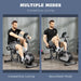 Semi-Recumbent Exercise Bike – 8-Level Magnetic Resistance | LCD Monitor HOMCOM - Little and Giant Explorers HOMCOM