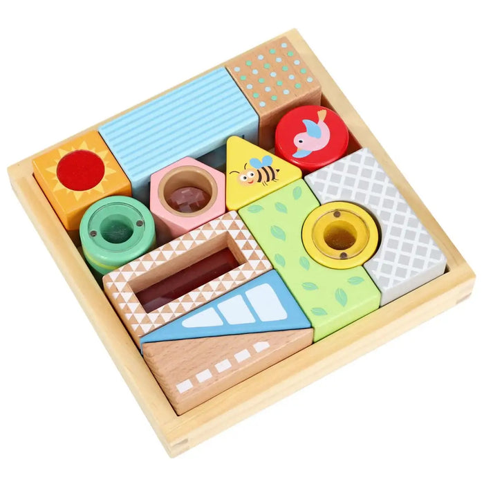 Sensory Block Set | Wooden Educational Toys for Kids - Sight, Sound and Touch Learning SOKA® - Little and Giant Explorers SOKA Play Imagine Learn