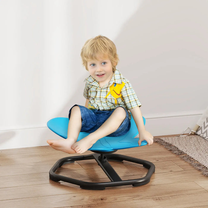 Sensory Spinning Chair Blue | 360° Butterfly Design for Balance Development - Little and Giant Explorers AIYAPLAY