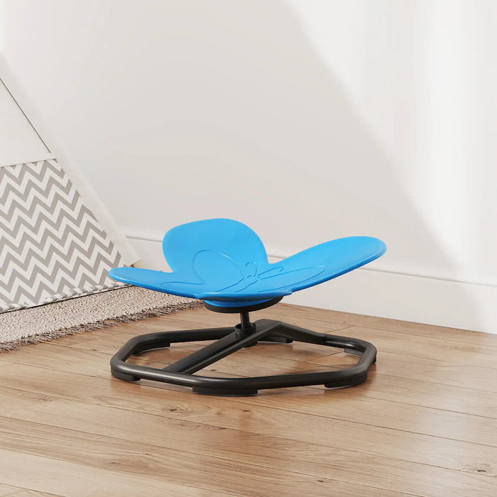Sensory Spinning Chair Blue | 360° Butterfly Design for Balance Development - Little and Giant Explorers AIYAPLAY