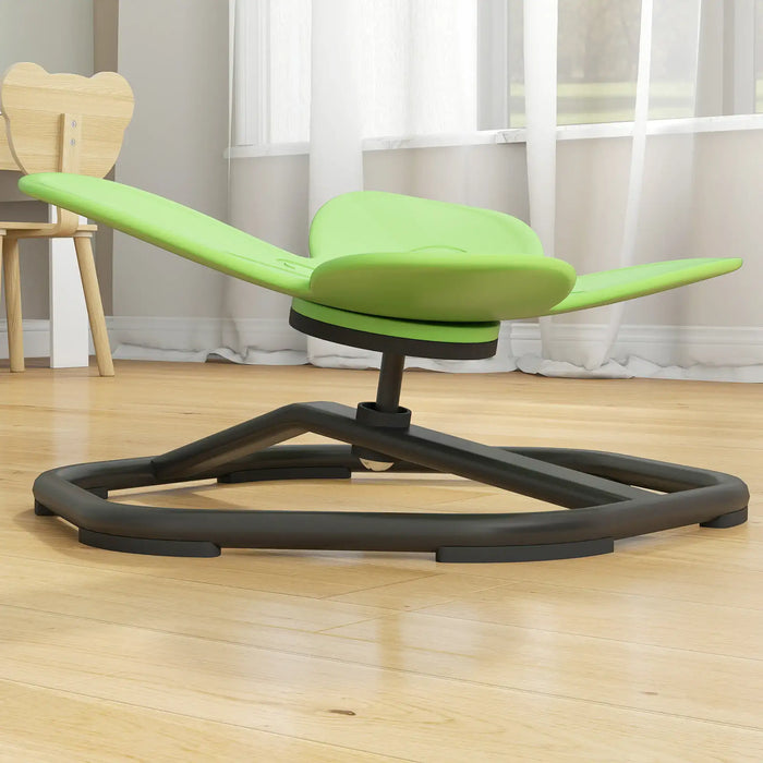 Sensory Spinning Chair Green Butterfly Shape | 360° Spinning Design and Non-Slip Base - Little and Giant Explorers AIYAPLAY