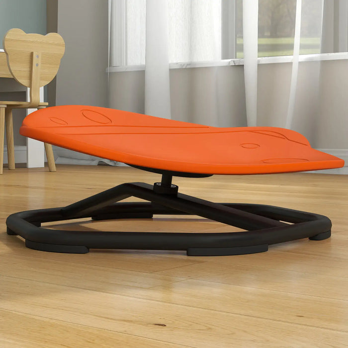 Sensory Spinning Chair Orange Planet Shape | 360° Spinning Design and Non-Slip Base - Little and Giant Explorers AIYAPLAY