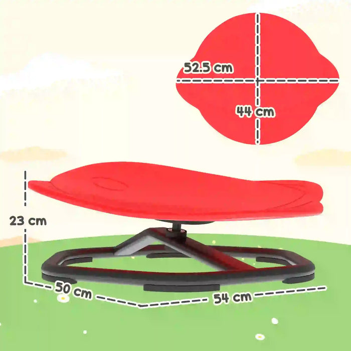 Sensory Spinning Chair Red Planet Shape | 360° Spinning Design and Non-Slip Base - Little and Giant Explorers AIYAPLAY