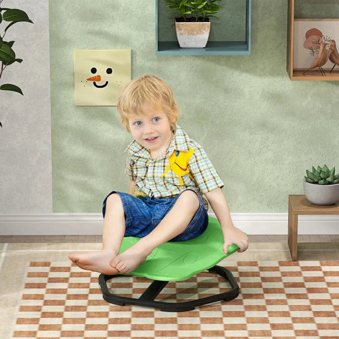 Sensory Spinning Chair in Green | Sit and Spin - Little and Giant Explorers AIYAPLAY