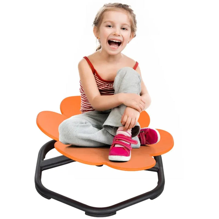 Sensory Spinning Chair in Orange | Sit and Spin - Little and Giant Explorers AIYAPLAY