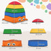 Sensory Stepping Stones Multicoloured | Frog-Shaped with Stackable Design - Little and Giant Explorers AIYAPLAY
