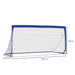 Set of 2 Foldable Football Goal Nets in Blue (183 x 90 x 90cm) - Little and Giant Explorers HOMCOM