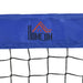 Set of 2 Foldable Football Goal Nets in Blue (183 x 90 x 90cm) - Little and Giant Explorers HOMCOM