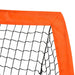 Set of 2 Foldable Football Goal Nets in Orange (183 x 90 x 90cm) - Little and Giant Explorers HOMCOM