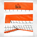 Set of 2 Foldable Football Goal Nets in Orange (183 x 90 x 90cm) - Little and Giant Explorers HOMCOM