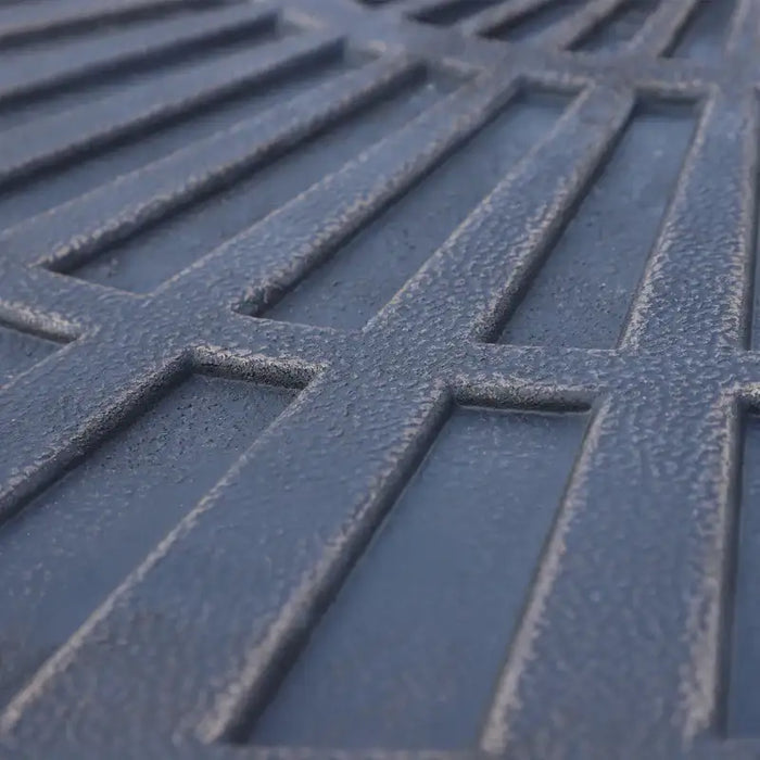 Set of 2 Garden Parasol Base Weights – Bronze Fan Design | 28kg Total for Cross-Base Parasols OUTSUNNY - Little and Giant Explorers Outsunny