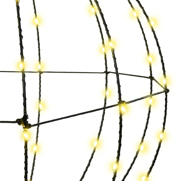 Set of 2 Modern LED Metal Christmas Balls | 60cm Warm White Lights VIDAXL - Little and Giant Explorers vidaXL