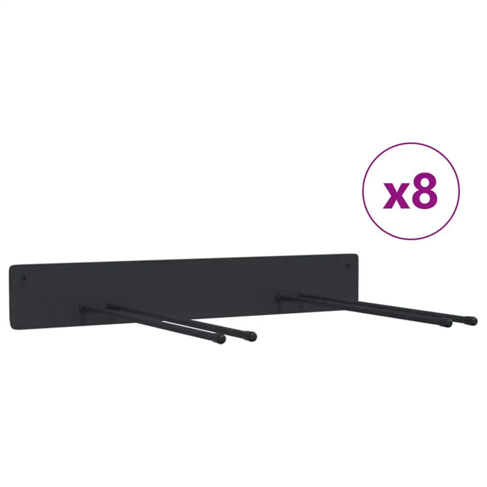 Set of 8 Steel Garden Tool Storage Racks – Wall Mounted | Powder-Coated Finish VIDAXL - Little and Giant Explorers Costway