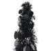 Shiny Pop-up Artificial Christmas Tree in Black 120cm - Little and Giant Explorers vidaXL